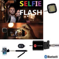 iBank(R)Selfie Stick+Bluetooth Shutter+Mini Flashlight